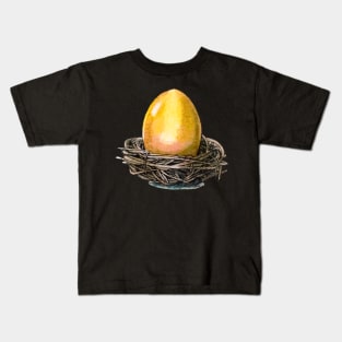 Golden Easter Egg Kids T-Shirt